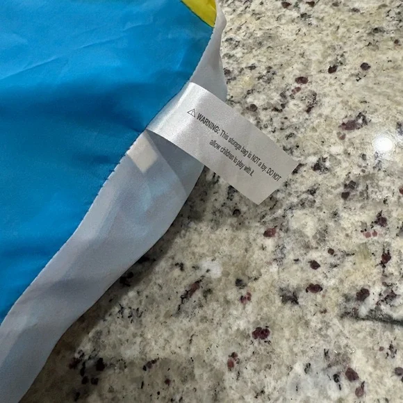 Airfort blue red & yellow tent **No fan** Good Condition - Picture 4 of 6